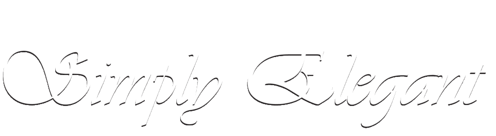Simply Elegant - Animated logo in white