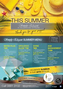 web - Simply Elegant A4 Poster - Summer 1 2020