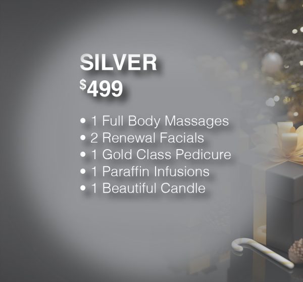 square - Self care Christmas Package 2022 - silver